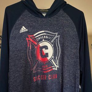 Adidas Chicago Fire MLS long-sleeve T hoodie